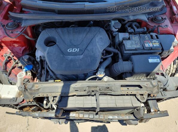 KMHTC6AD2GU265820 2016 HYUNDAI VELOSTER Red Вид задньої частини салону