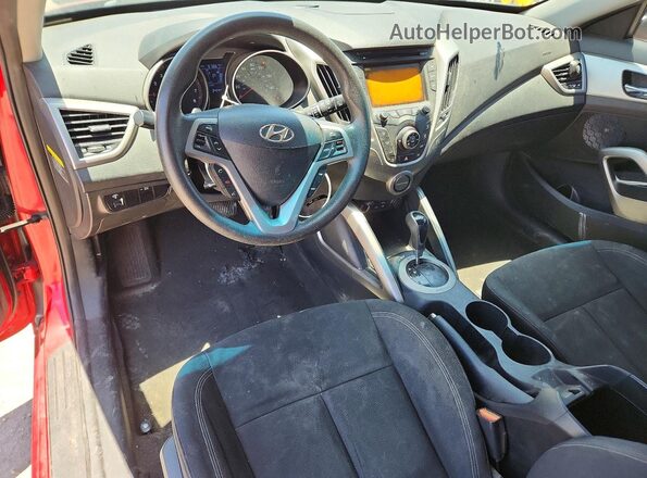 KMHTC6AD2GU265820 2016 HYUNDAI VELOSTER Red Вид панелі приладів
