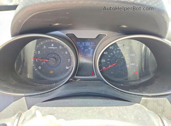 KMHTC6AD2GU265820 2016 HYUNDAI VELOSTER Red Вид щитка приладів