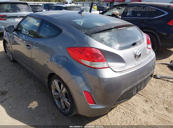 KMHTC6AD2GU282410 2016 HYUNDAI VELOSTER Gray Задня ліва чверть