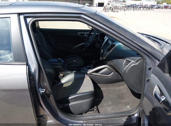 KMHTC6AD2GU282410 2016 HYUNDAI VELOSTER Gray Вид салону спереду