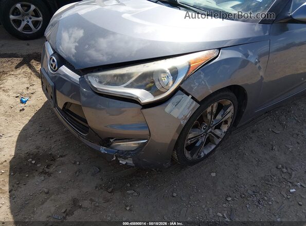 KMHTC6AD2GU282410 2016 HYUNDAI VELOSTER Gray Вид щитка приладів