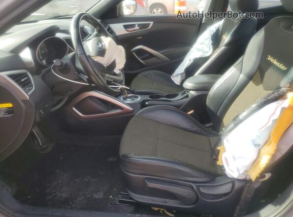 KMHTC6AD2GU291964 2016 HYUNDAI VELOSTER Gray Вид салону спереду