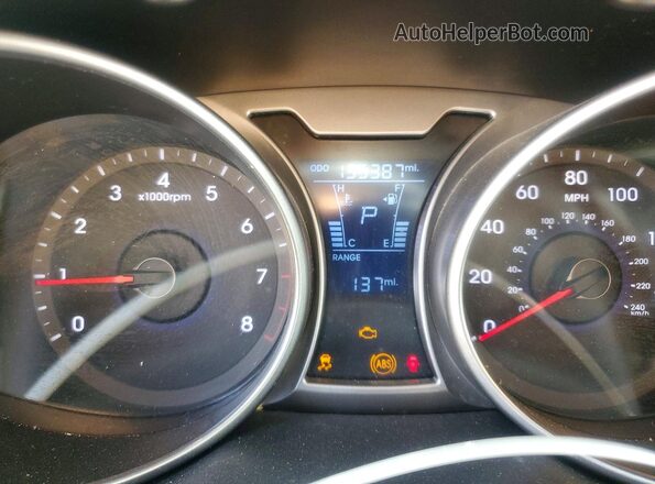 KMHTC6AD2GU291964 2016 HYUNDAI VELOSTER Gray Вид щитка приладів