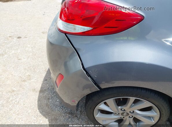 KMHTC6AD2HU308540 2017 HYUNDAI VELOSTER Gray Դիմացի տեսք