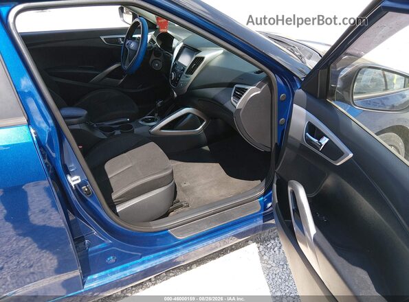 KMHTC6AD2HU310546 2017 HYUNDAI VELOSTER Blue Vista interior delantera