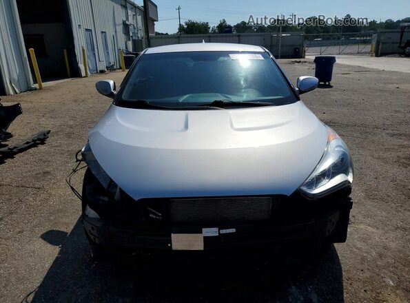 KMHTC6AD2HU315262 2017 HYUNDAI VELOSTER Серебряный Вид спереди