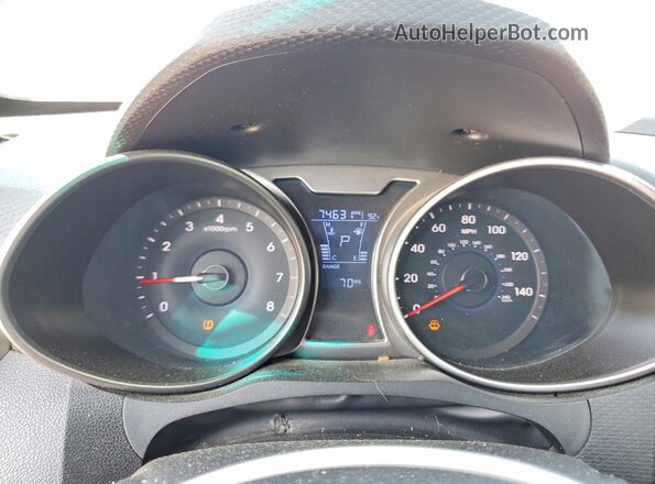 KMHTC6AD2HU315262 2017 HYUNDAI VELOSTER Серебряный Вид щитка приборов
