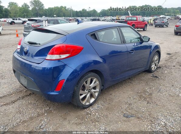 KMHTC6AD2HU322471 2017 HYUNDAI VELOSTER Blue Задня права чверть