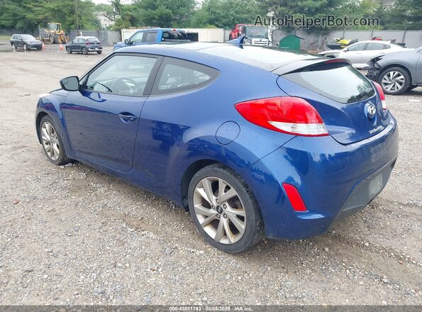 KMHTC6AD2HU322471 2017 HYUNDAI VELOSTER Blue Задня ліва чверть