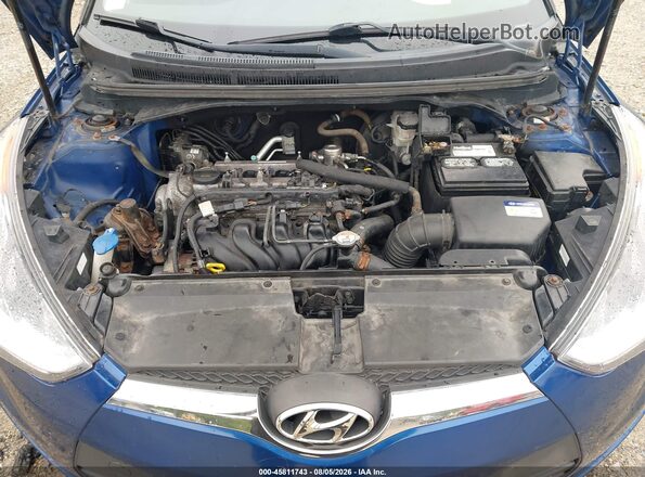 KMHTC6AD2HU322471 2017 HYUNDAI VELOSTER Blue Вид ззаду