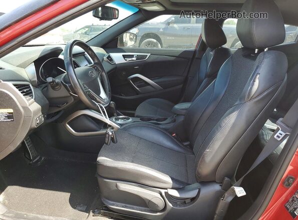 KMHTC6AD3GU255006 2016 HYUNDAI VELOSTER Red Vista interior delantera