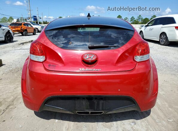 KMHTC6AD3GU255006 2016 HYUNDAI VELOSTER Red Vista trasera