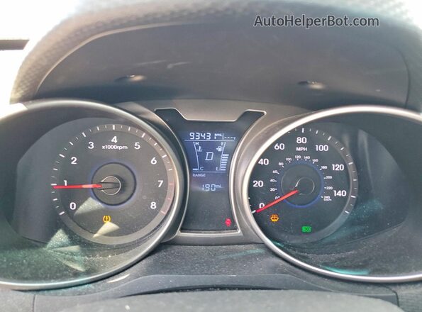 KMHTC6AD3GU255006 2016 HYUNDAI VELOSTER Red Vista del cuadro de instrumentos