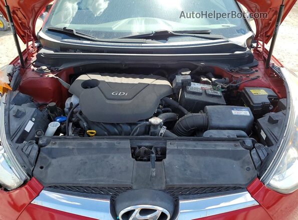 KMHTC6AD3GU255006 2016 HYUNDAI VELOSTER Red Vista del compartimento del motor