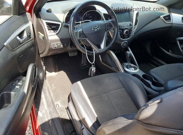 KMHTC6AD3GU255006 2016 HYUNDAI VELOSTER Red Vista del salpicadero