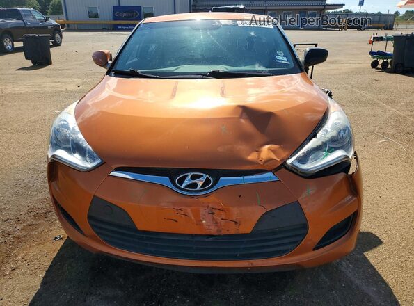 KMHTC6AD3GU261386 2016 HYUNDAI VELOSTER Orange წინა ხედი