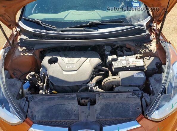 KMHTC6AD3GU261386 2016 HYUNDAI VELOSTER Orange უკანა სალონის ხედი