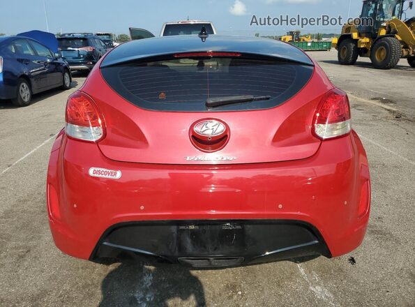 KMHTC6AD3GU266555 2016 HYUNDAI VELOSTER Red უკანა ხედი