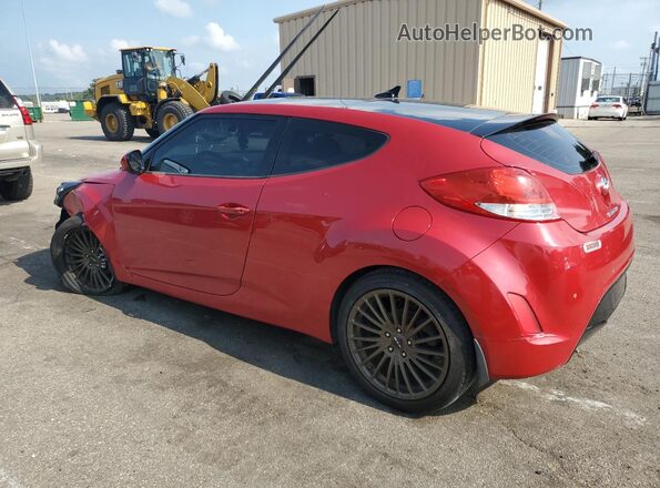 KMHTC6AD3GU266555 2016 HYUNDAI VELOSTER Red უკანა მარცხენა