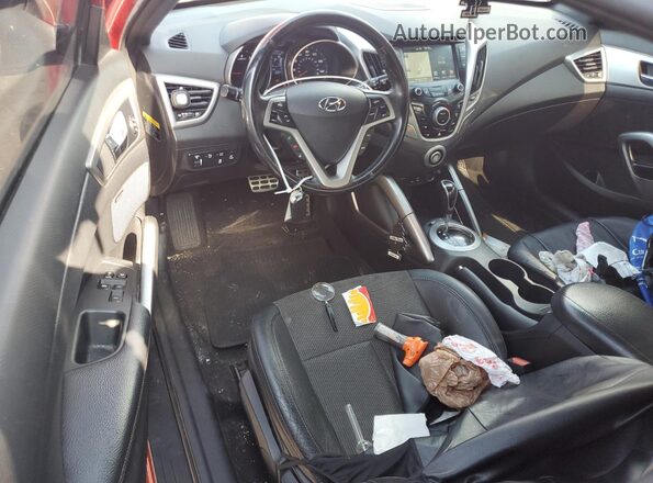 KMHTC6AD3GU266555 2016 HYUNDAI VELOSTER Red წინა პანელის ხედი