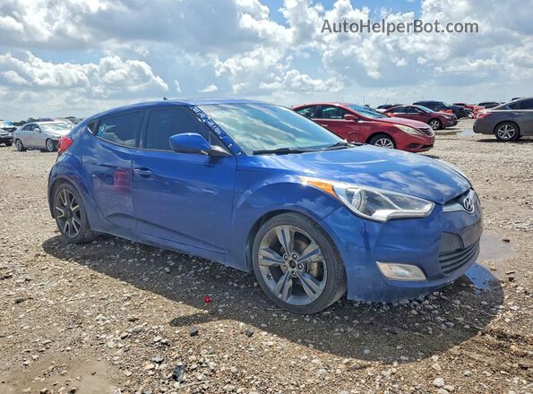 KMHTC6AD3GU272520 2016 HYUNDAI VELOSTER Blue Передня права чверть