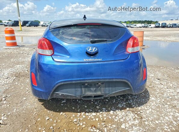 KMHTC6AD3GU272520 2016 HYUNDAI VELOSTER Blue Вид ззаду