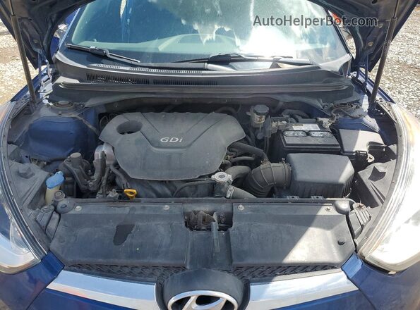 KMHTC6AD3GU272520 2016 HYUNDAI VELOSTER Blue Вид задньої частини салону