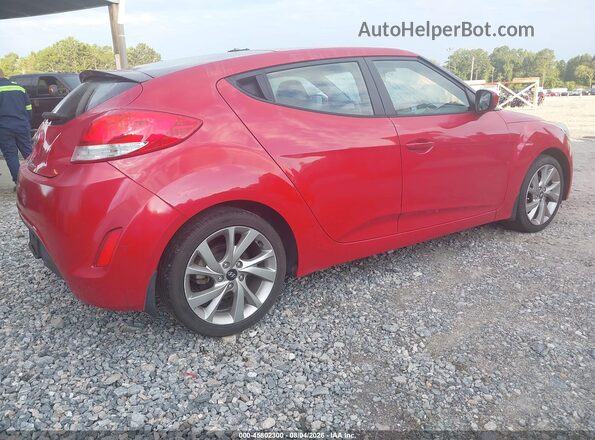 KMHTC6AD3GU274607 2016 HYUNDAI VELOSTER Red Trasero derecho