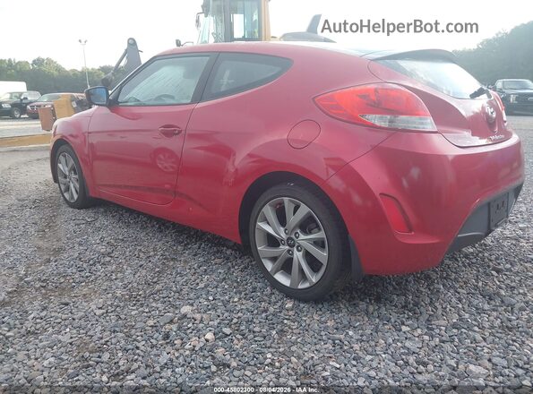 KMHTC6AD3GU274607 2016 HYUNDAI VELOSTER Red Trasero izquierdo