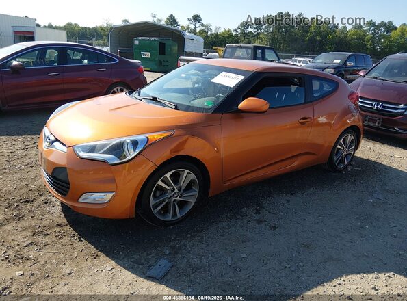 KMHTC6AD3HU308353 2017 HYUNDAI VELOSTER Оранжевый Передняя левая четверть