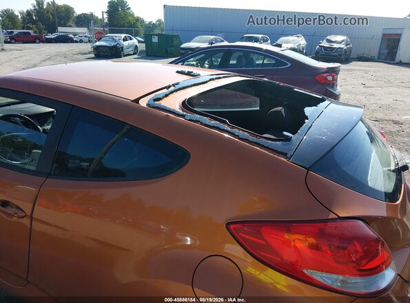 KMHTC6AD3HU308353 2017 HYUNDAI VELOSTER Оранжевый Вид спереди