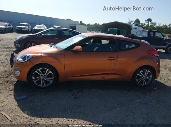 KMHTC6AD3HU308353 2017 HYUNDAI VELOSTER Оранжевый Панорамный вид салона 360°