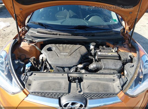 KMHTC6AD3HU308353 2017 HYUNDAI VELOSTER Оранжевый Вид сзади