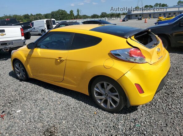 KMHTC6AD4GU248467 2016 HYUNDAI VELOSTER Yellow უკანა მარცხენა