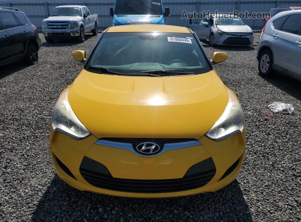 KMHTC6AD4GU248467 2016 HYUNDAI VELOSTER Yellow წინა ხედი