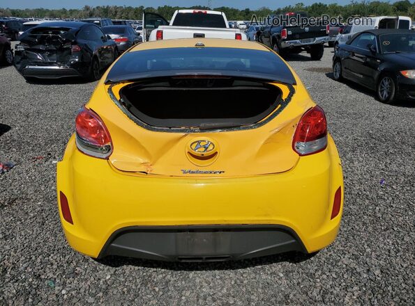 KMHTC6AD4GU248467 2016 HYUNDAI VELOSTER Yellow უკანა ხედი