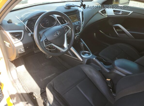 KMHTC6AD4GU248467 2016 HYUNDAI VELOSTER Yellow წინა პანელის ხედი