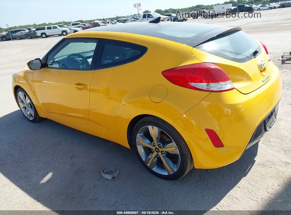 KMHTC6AD4GU253104 2016 HYUNDAI VELOSTER Желтый Задняя левая четверть