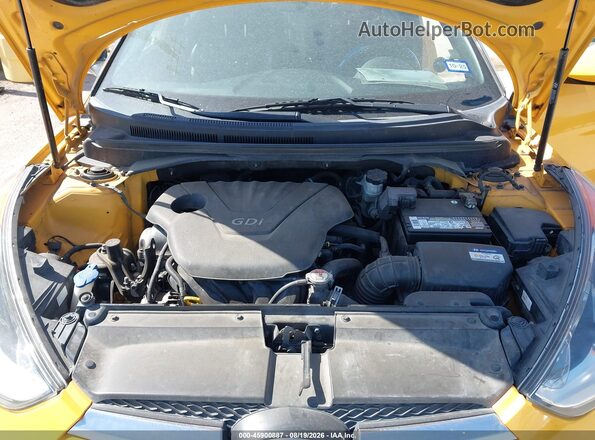 KMHTC6AD4GU253104 2016 HYUNDAI VELOSTER Желтый Вид сзади