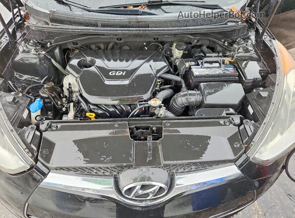 KMHTC6AD4GU255919 2016 HYUNDAI VELOSTER Черный Вид задней части салона