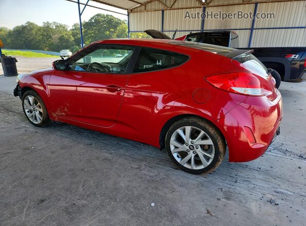 KMHTC6AD4GU256360 2016 HYUNDAI VELOSTER Red Հետևի ձախ
