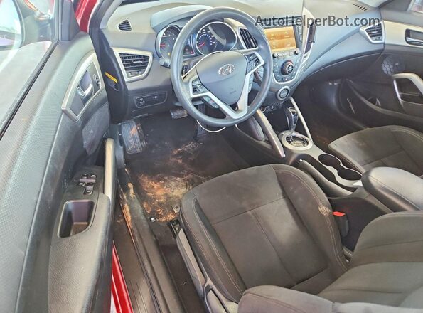 KMHTC6AD4GU256360 2016 HYUNDAI VELOSTER Red Առջևի վահանակի տեսք