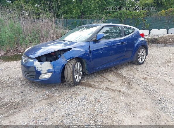 KMHTC6AD4HU322410 2017 HYUNDAI VELOSTER Синий Передняя левая четверть