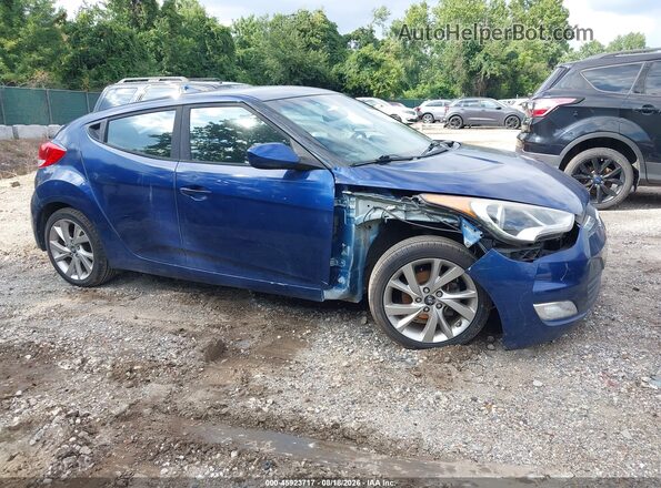 KMHTC6AD4HU322410 2017 HYUNDAI VELOSTER Синий 