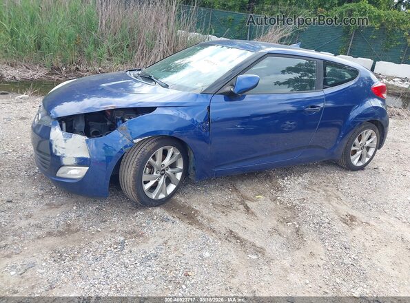 KMHTC6AD4HU322410 2017 HYUNDAI VELOSTER Синий Панорамный вид салона 360°