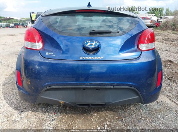 KMHTC6AD4HU322410 2017 HYUNDAI VELOSTER Синий Вид задней части салона