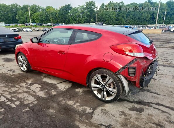 KMHTC6AD5GU273183 2016 HYUNDAI VELOSTER Red Trasero izquierdo