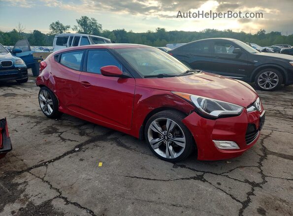 KMHTC6AD5GU273183 2016 HYUNDAI VELOSTER Red Delantero derecho