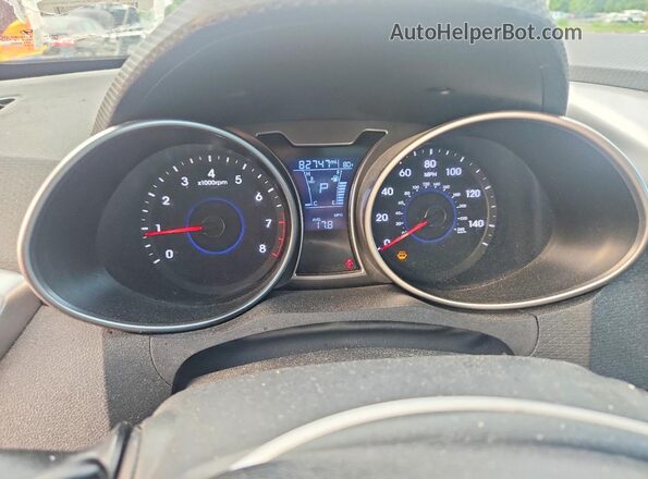 KMHTC6AD5GU273183 2016 HYUNDAI VELOSTER Red Vista del cuadro de instrumentos